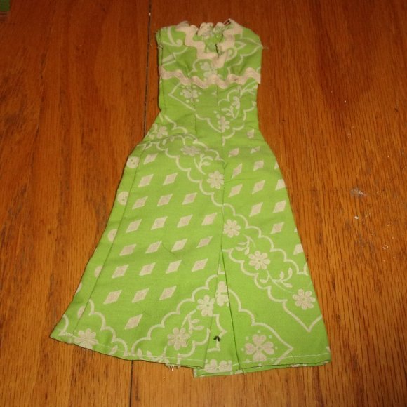 Barbie | Toys | Barbie Doll Clothes Premier Green Floral Jumpsuit Palazzo Pants | Poshmark